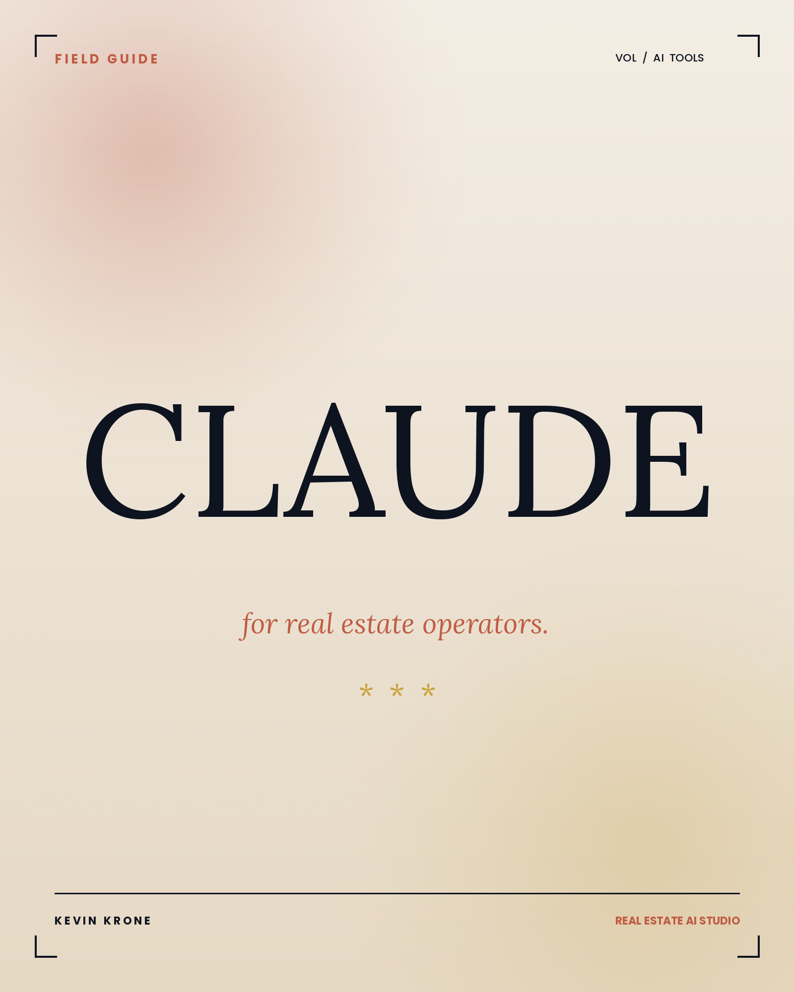 Getting Started with Claude: a practical guide for real estate operators